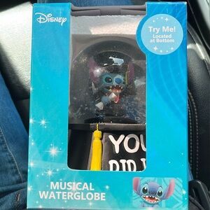 Disney Lilo and stitch graduation snow globe